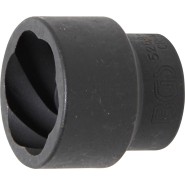 BGS Spiral-Profil-Steckschlüssel-Einsatz / Schraubenausdreher - Antrieb Innenvierkant 20 mm 3/4 - SW 36 mm - 5268-36