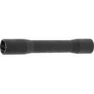 BGS Spiral-Profil-Steckschlüssel-Einsatz / Schraubenausdreher tief - Antrieb Innenvierkant 125 mm 1/2 - SW 17 mm - 5264-17