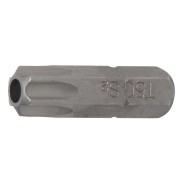 BGS Bit - Länge 30 mm - Antrieb Auensechskant 8 mm 5/16 - T-Profil für Torx mit Bohrung T50 - 4450
