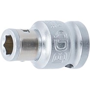 BGS Bit-Adapter mit Haltekugel - Innenvierkant 10 mm 3/8 - Innensechskant 63 mm 1/4 - 8225