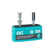 ENT Fräser-Set für ENT Zinkenfrässchablone - E-09043