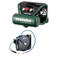 Metabo Druckluft-Set mit SA 312 Schlauchaufroller und Power 180-5 W OF Kompressor