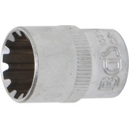 BGS Steckschlüssel-Einsatz Gear Lock - Antrieb Innenvierkant 10 mm 3/8 - SW 14 mm - 10314